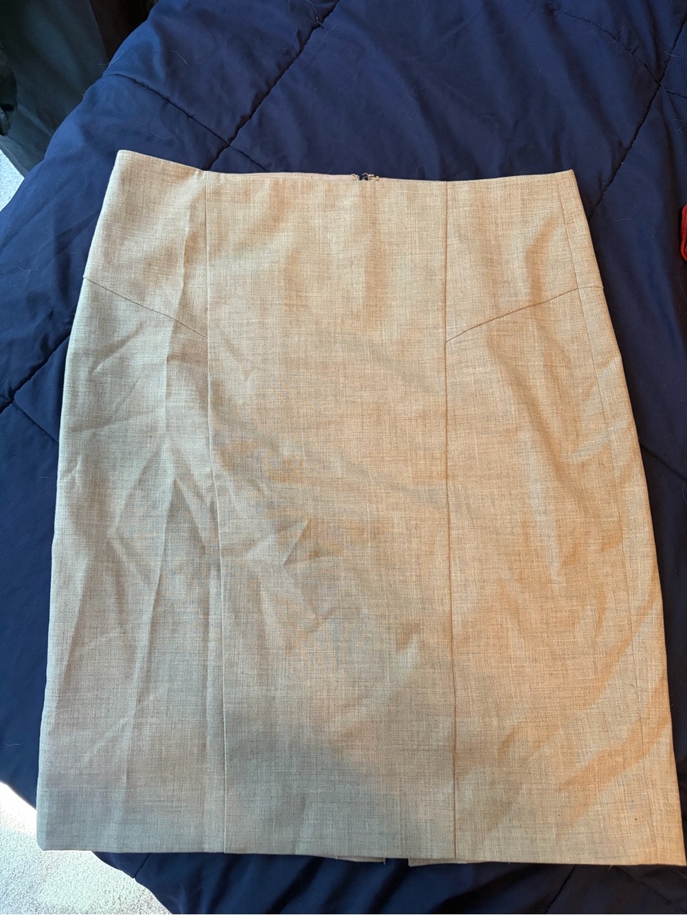 Classic Women's Gray Pencil Skirt